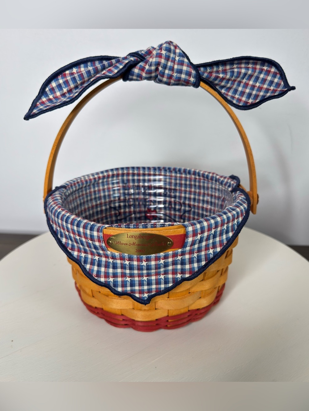 Longaberger Homestead Woven Memories Basket 2002